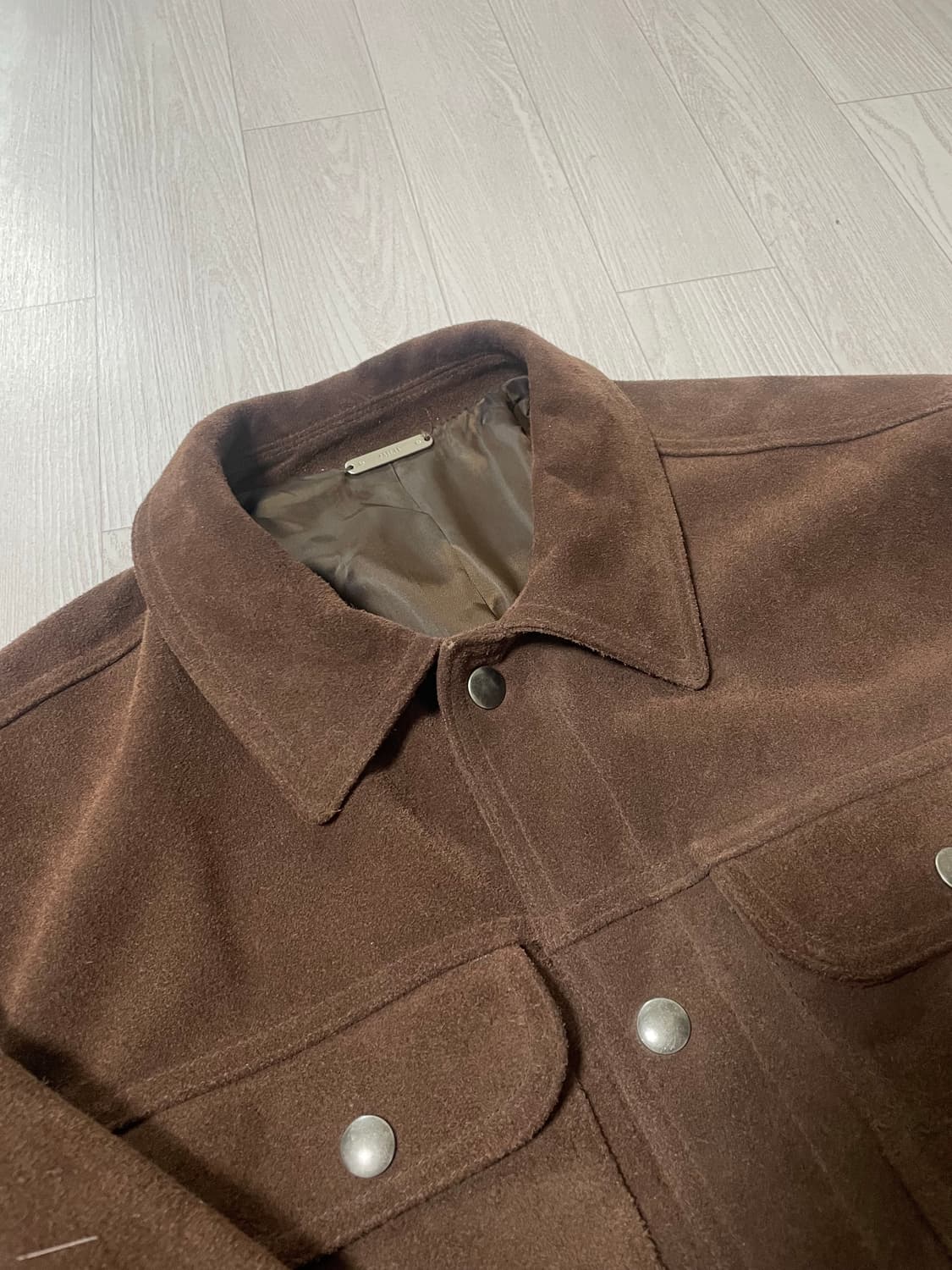 토니웩 스웨이드 트러커 자켓 L 상품이미지2