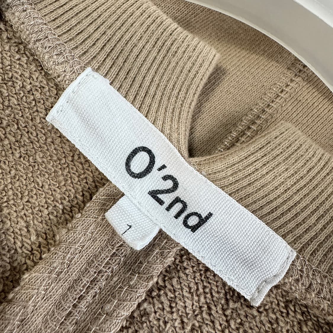 오즈세컨 컬러블록 프린팅 맨투맨 상품이미지2