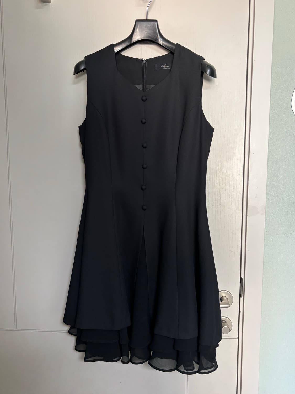 [미착용] 리피 빈티지 레이어드 버튼 원피스 상품이미지1