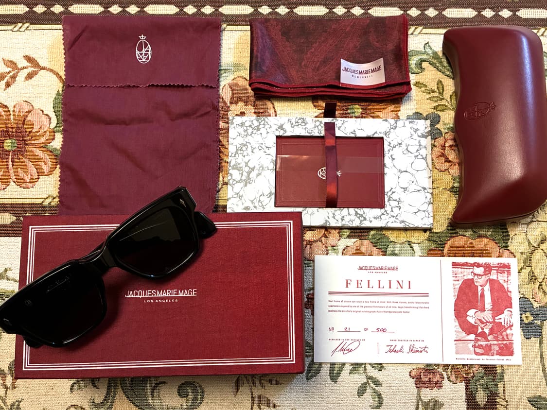 Jacques Marie Mage 자크마리마지 펠리니 선글라스 블랙 상품이미지8