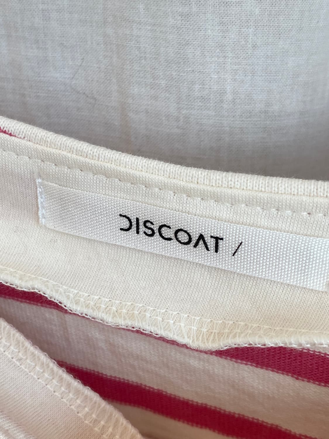 DISCOAT 스트라이프 티셔츠(F) 상품이미지7