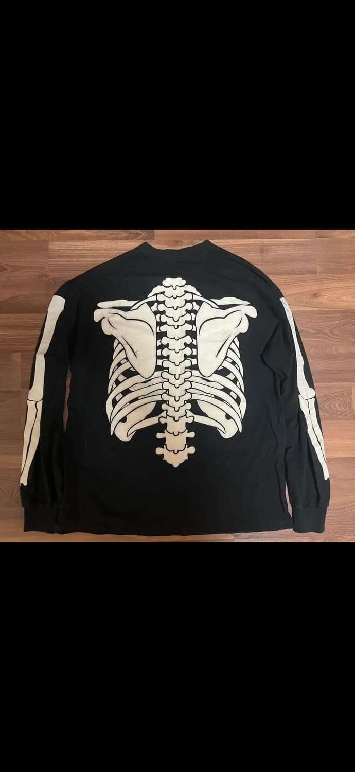 90s 빈티지 미스피츠 본 밴드티(뼈티) XL사이즈 상품이미지4