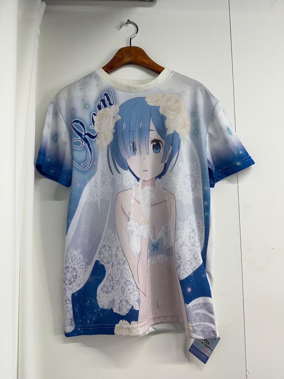 리제로 렘 풀칼라 티셔츠 🩵 상품이미지1