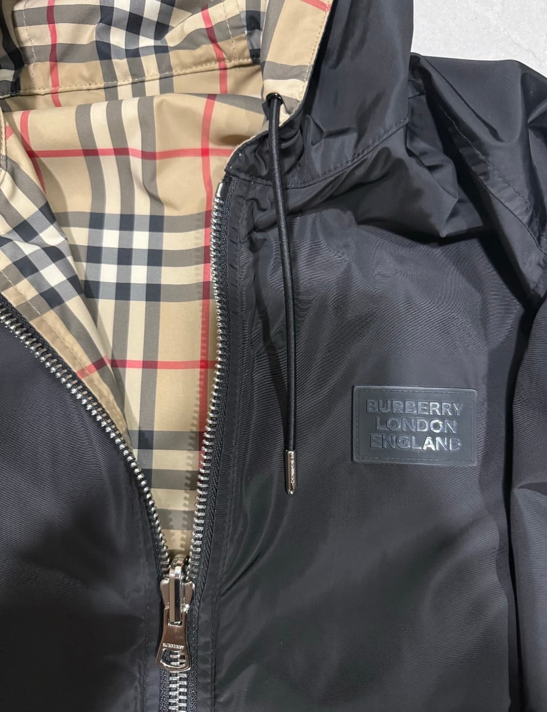[당일출고,S사이즈] 버버리 리버시블 바람막이 자켓 상품이미지5