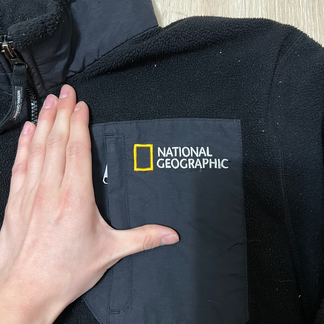 내셔널지오그래픽 남성 포켓 후리스 자켓 L/100  상품이미지3