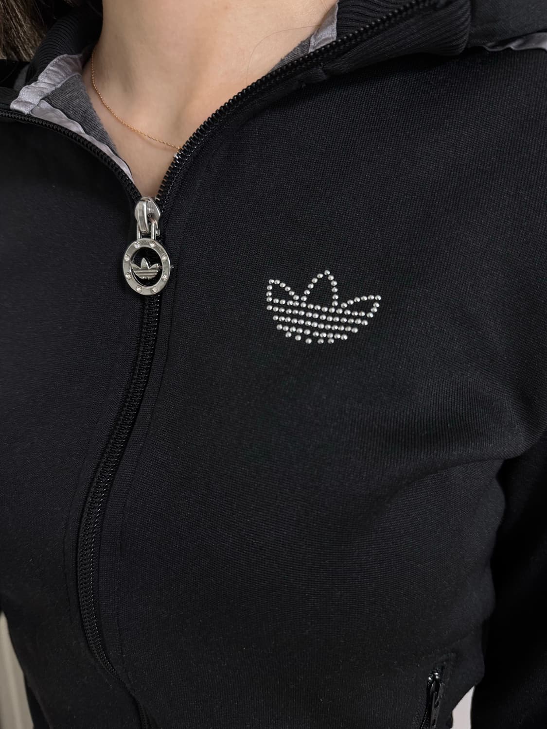 큐빅 로고 딱붙 아디다스 져지 상품이미지1