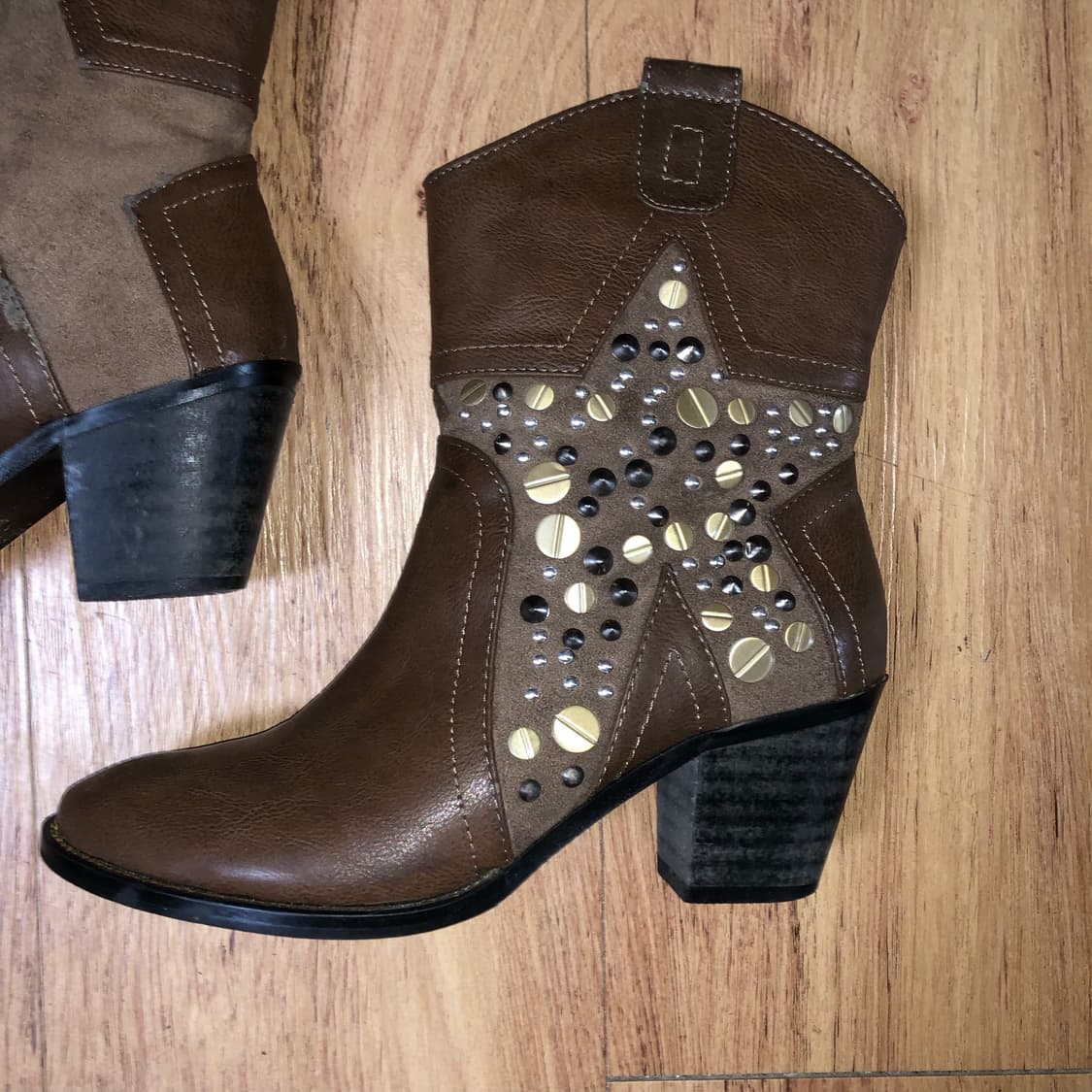 브라운 별 부츠 🏮 상품이미지3