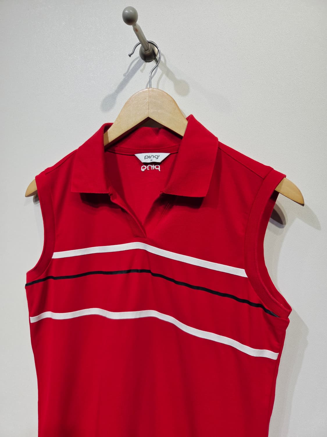 PING 핑 여성 레드 민소매 골프 티셔츠_95 상품이미지3