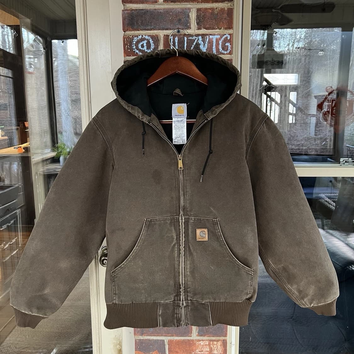 칼하트 J168 빈티지 덕 액티브 자켓 체스트넛 상품이미지1