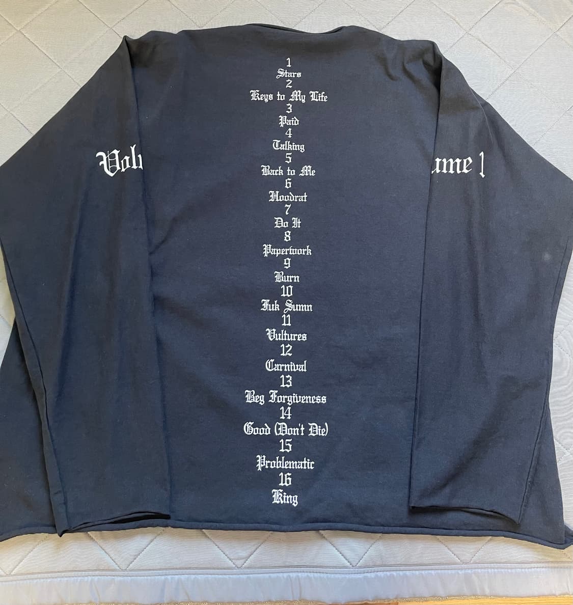 칸예 Yeezy vultures 롱슬리브 상품이미지2