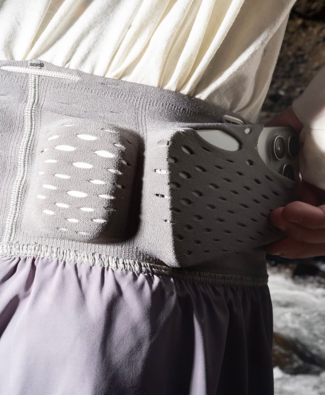 [5-6] gnuhr 누어 러닝 워프쇼츠 plaza taupe 상품이미지6