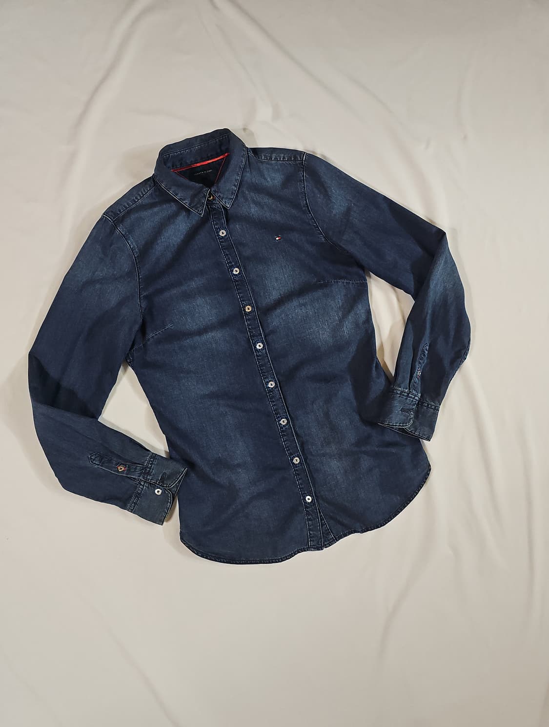[95] 타미힐피거 국내 수입 정품 여성 빈티지 데님 셔츠 긴팔 남방 상품이미지1