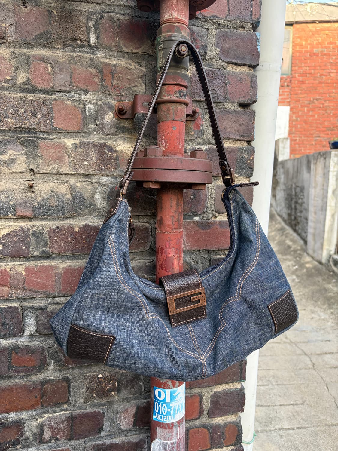 00s Guess 데님 숄더백  상품이미지1