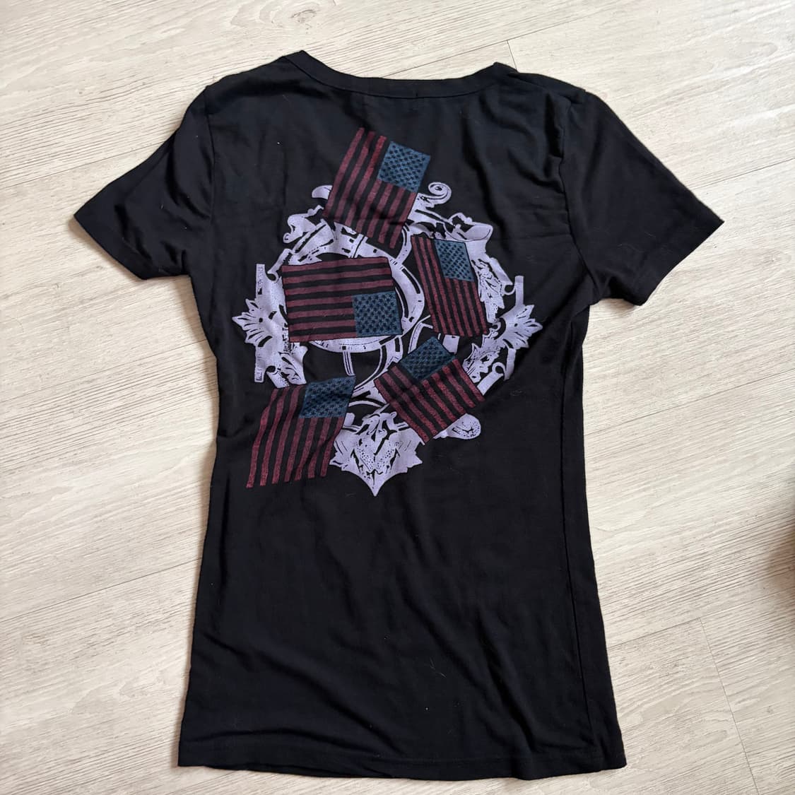 Mkr 엠케이알 해골 스컬 반팔 딱붙 펑크 상품이미지2