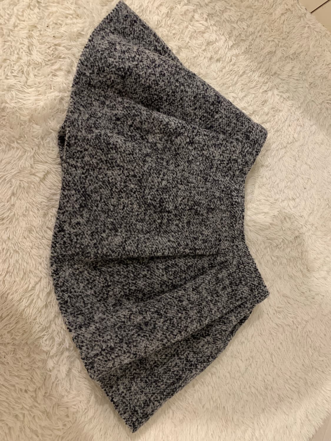 더바넷 fae 울 핸드메이드 스커트 차콜 상품이미지3