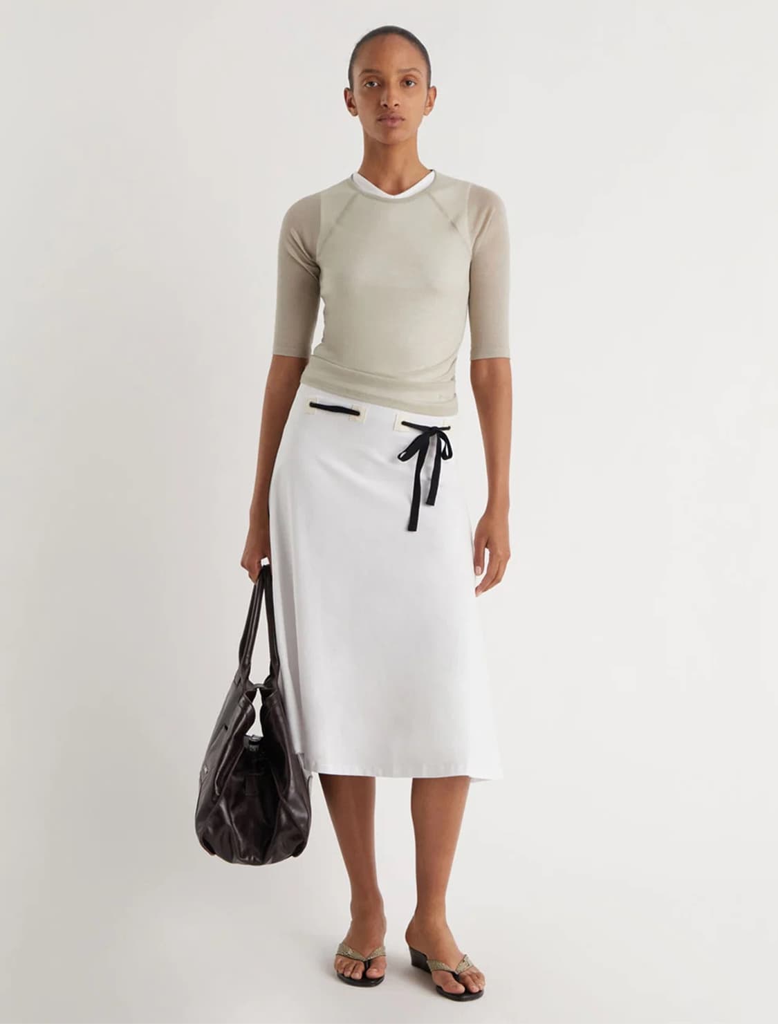 [XS,M]팔로마울 Suni 스트랩 드레스/화이트 상품이미지3