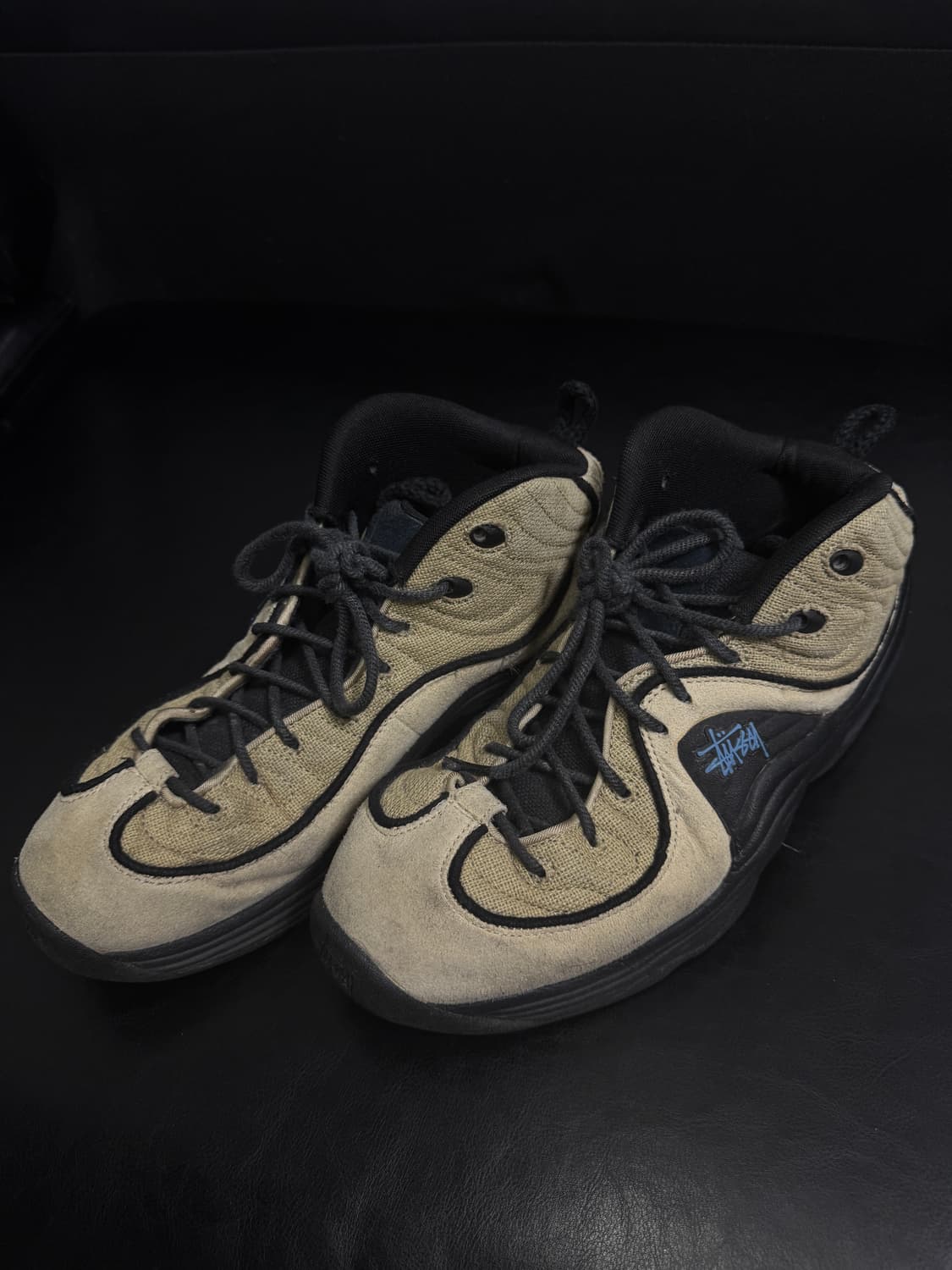 (280)스투시 x 나이키 에어페니2 라탄앤 라임스톤 상품이미지1