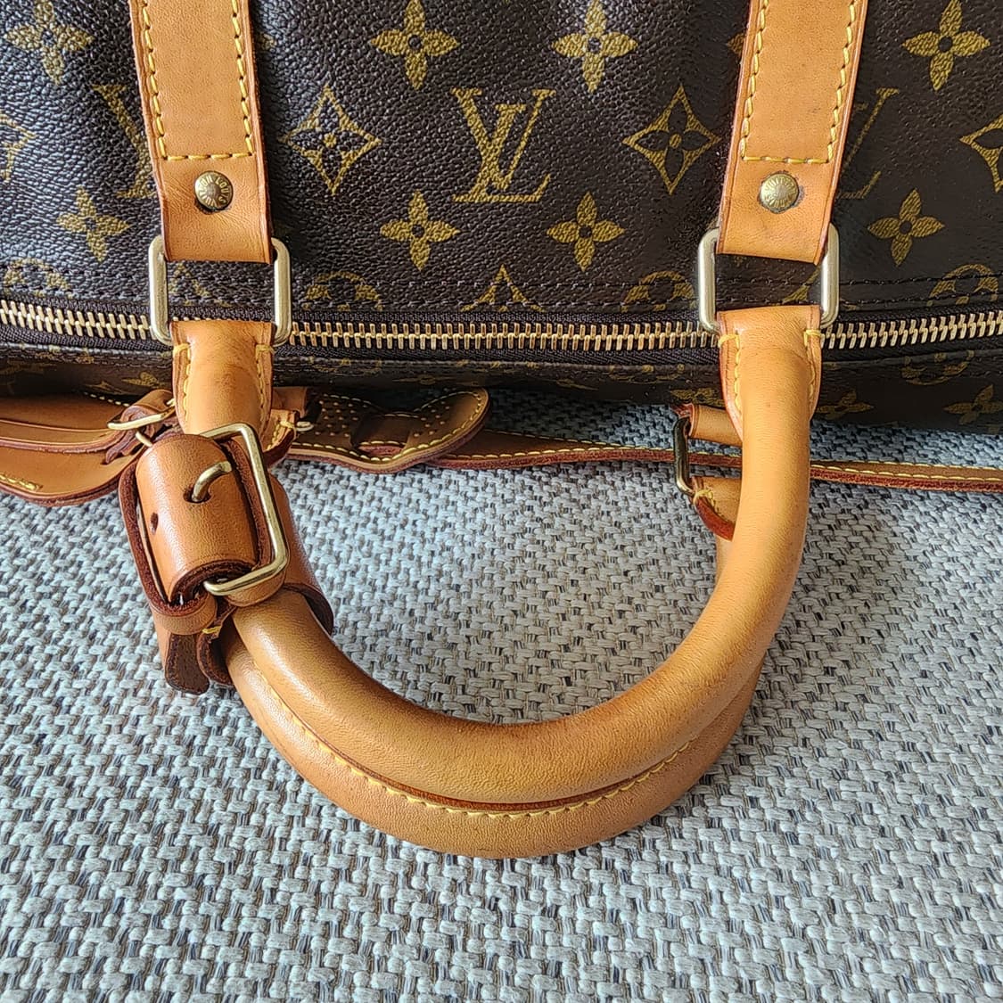 상태최상 루이비통 키폴 55 모노그램 반둘리에 보스턴백 여행가방 상품이미지7