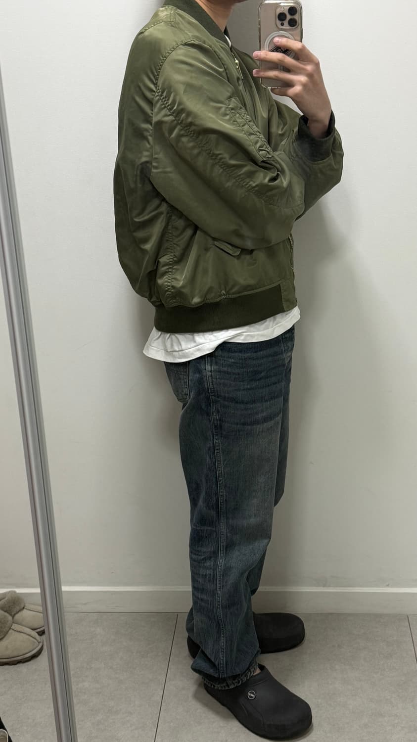 포스텍스 논패디드 빈티지 워시 마원 ma1 상품이미지2