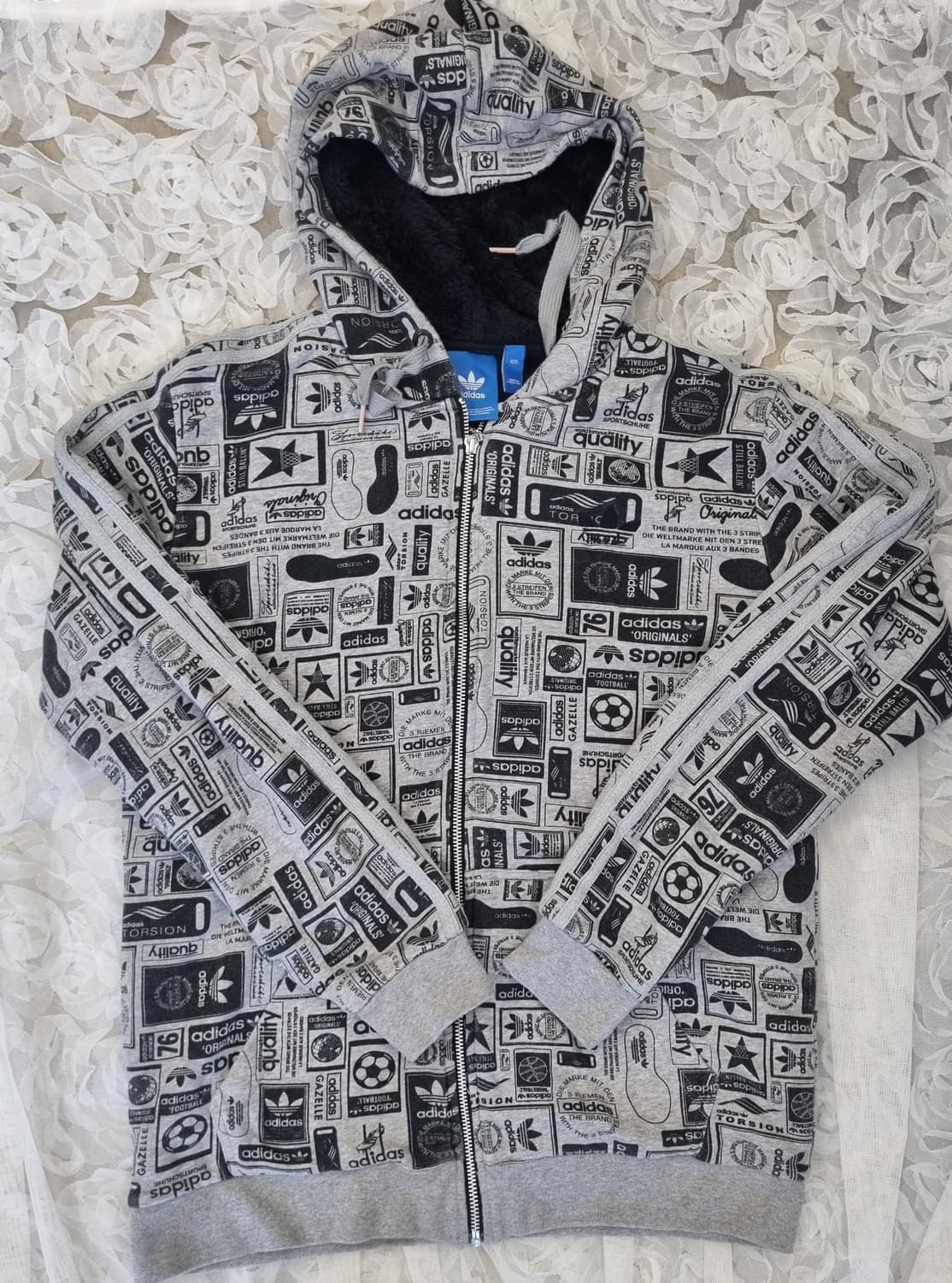 아디다스 스트릿 그레이 풀집업 105 (XL) 상품이미지1