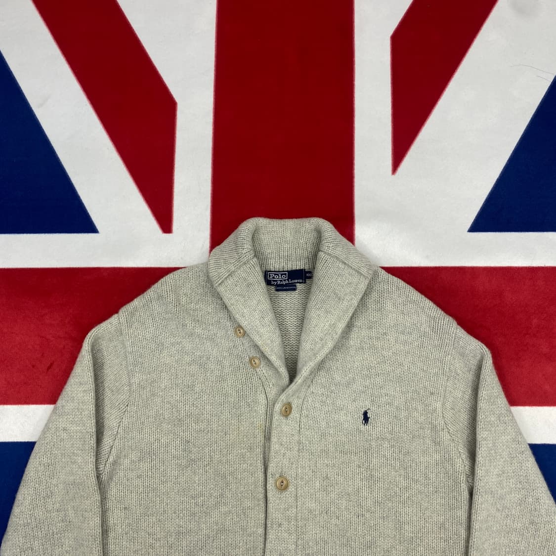 폴로 숄카라 가디건 100 상품이미지3