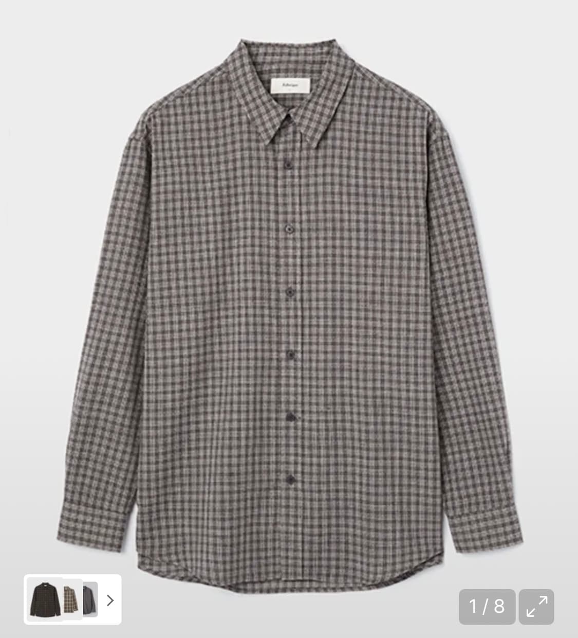 오버 체크셔츠 상품이미지1