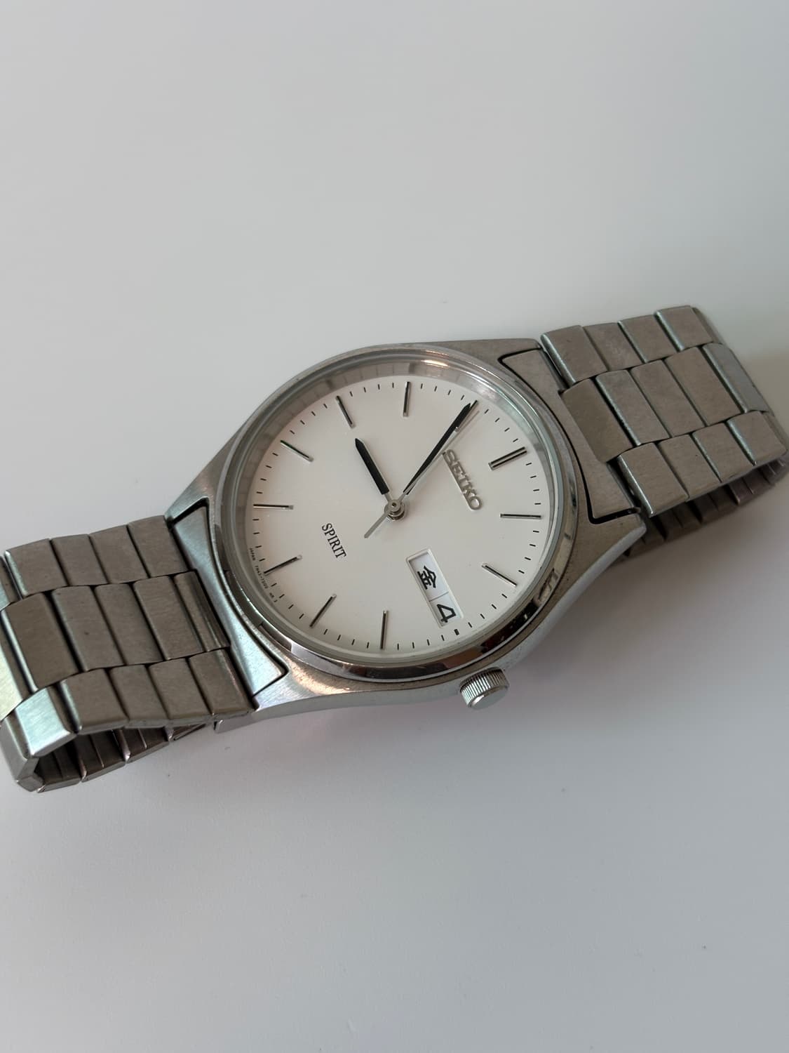 1990s Spirit Bar Index Silver Quartz 상품이미지4