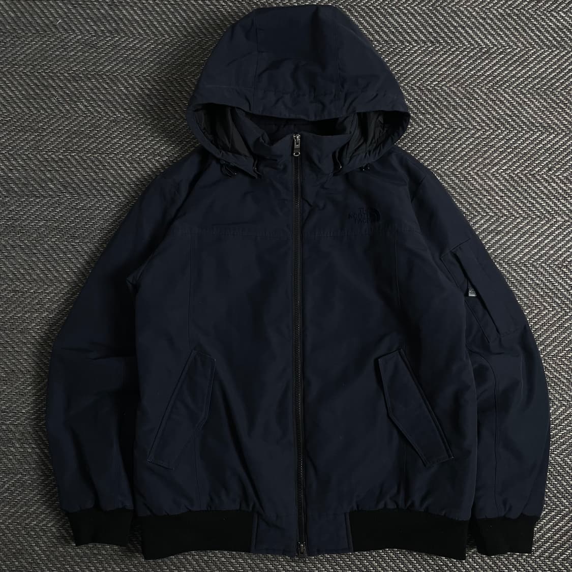 노스페이스 퀄팅 유틸리티 후드 점퍼 네이비y 3818 상품이미지2