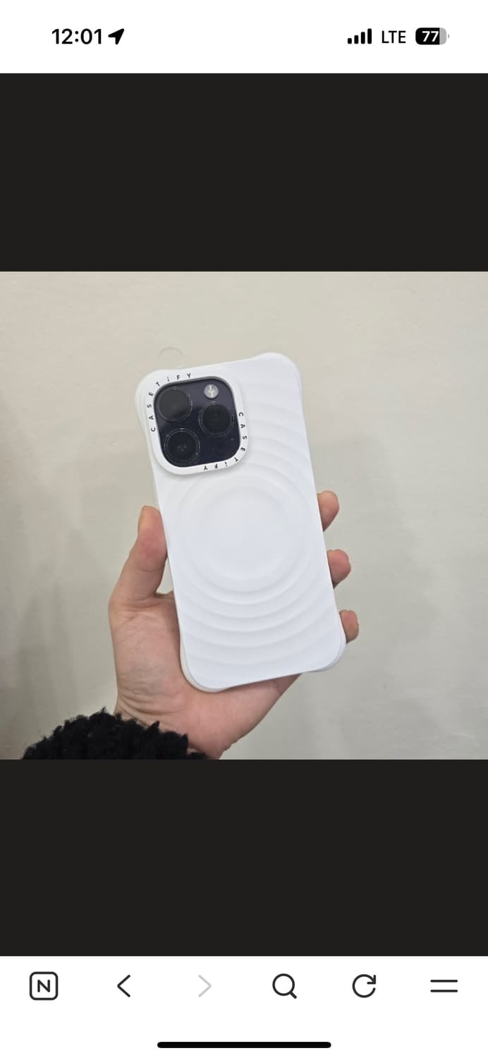 케이스티파이 리플케이스 14프로 화이트 미개봉 새상품 상품이미지1