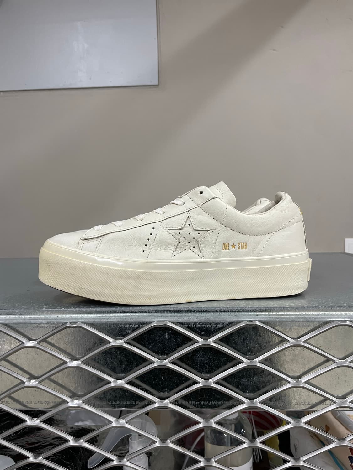 컨버스 원스타 플랫폼 화이트 255 상품이미지1