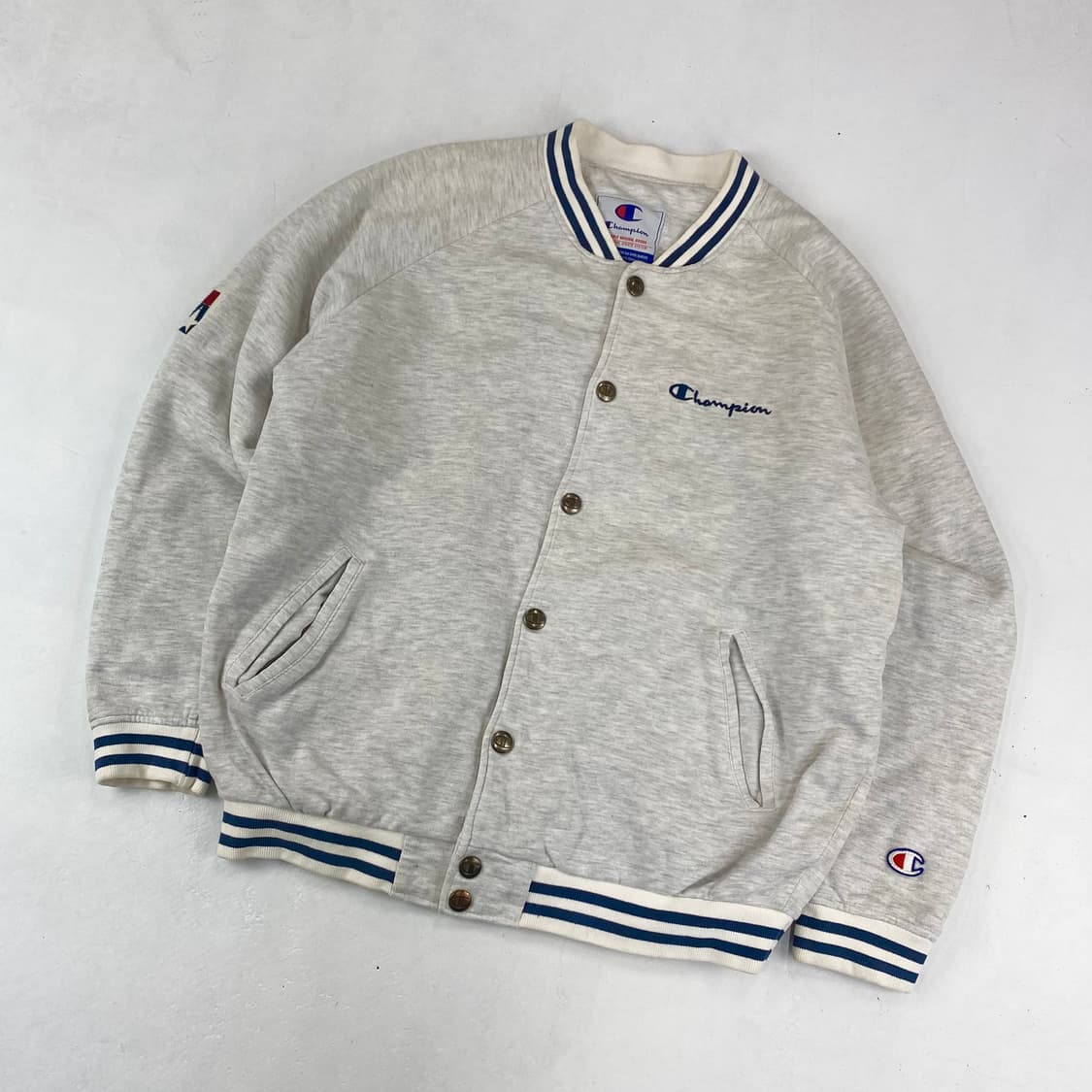 챔피언 OG 스펠아웃 코튼 바시티 자켓(100) 상품이미지2