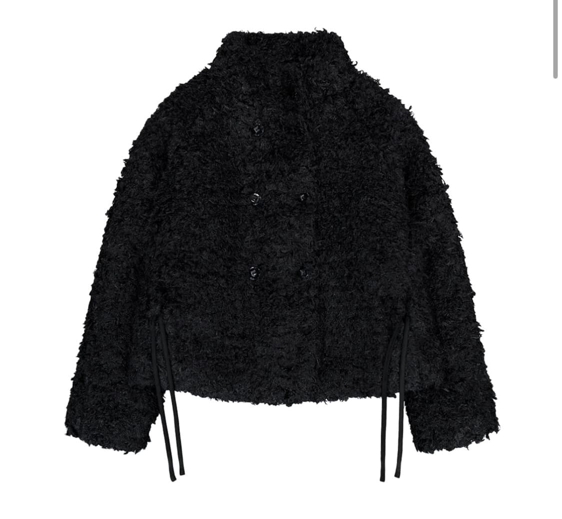 코이세이오 퍼자켓 블랙 새상품 25FW 상품이미지1