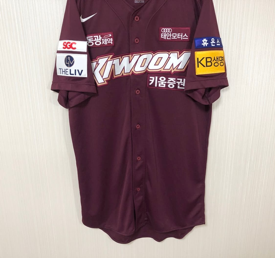 KBO 나이키 키움히어로즈 선수실착 원정유니폼/져지 3XL #37 배현호 상품이미지3