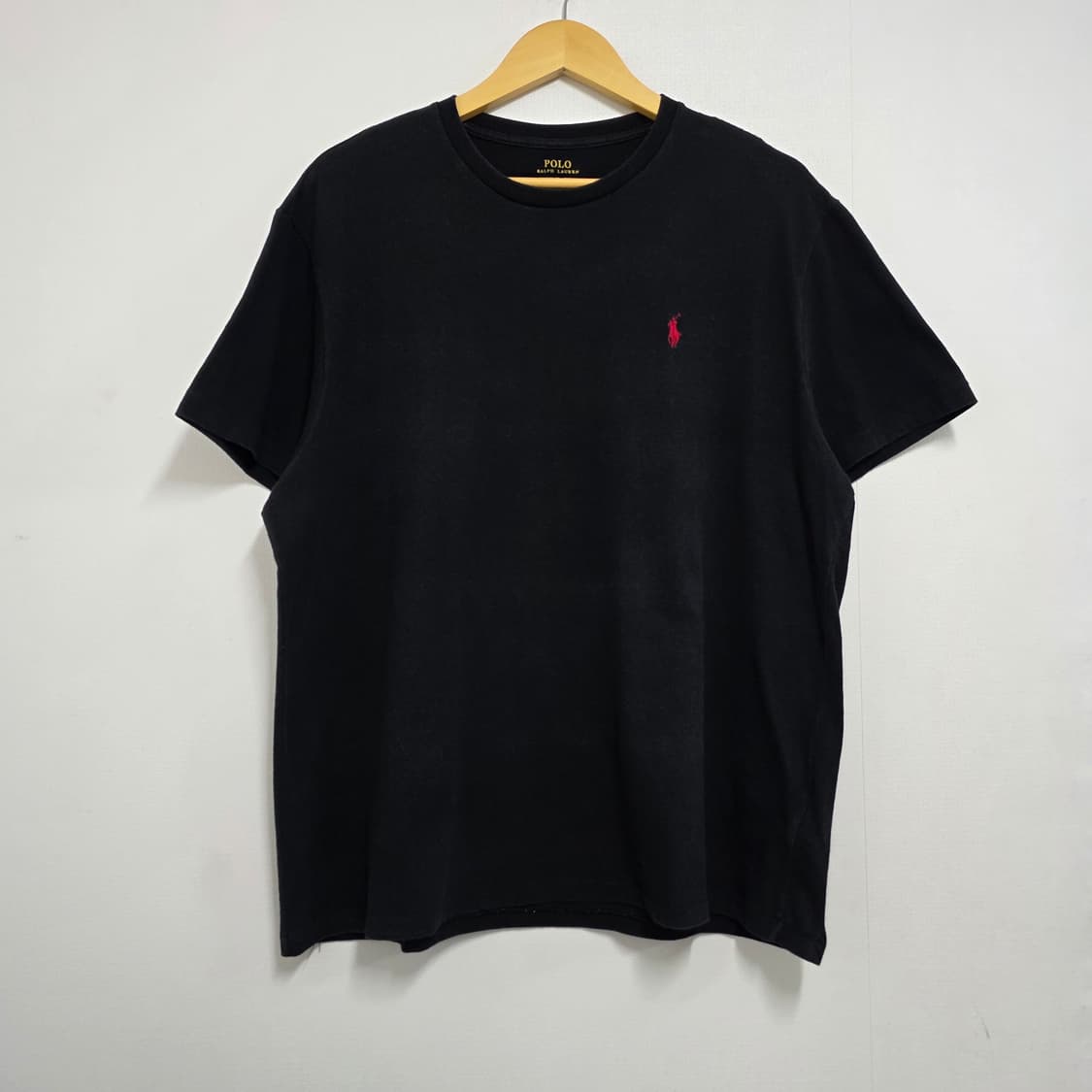 XL 폴로 랄프로렌 싱글스티치 블랙 반팔 티셔츠 상품이미지2
