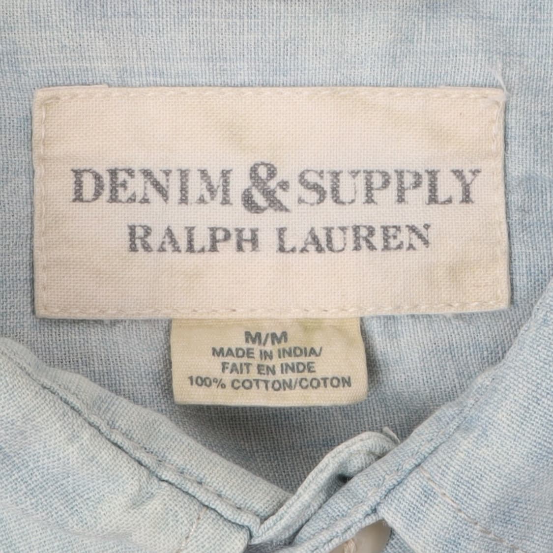 데님앤서플라이 패치워크 체크 셔츠 상품이미지8