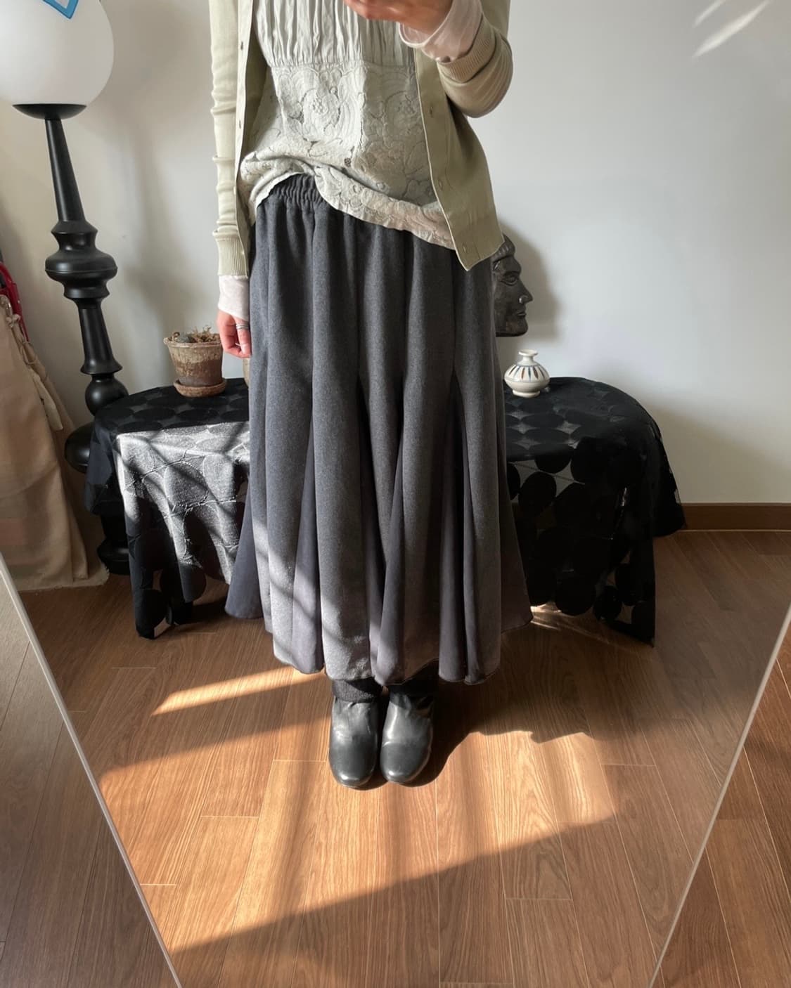 long flare skirt 상품이미지3