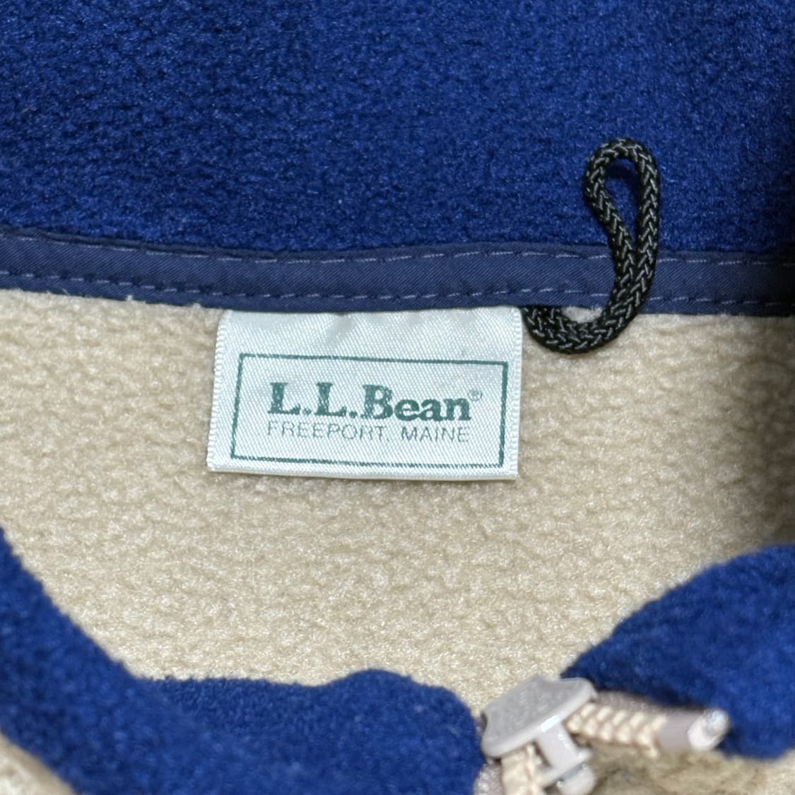 80s 엘엘빈 딥파일 플리스 아이보리 상품이미지7