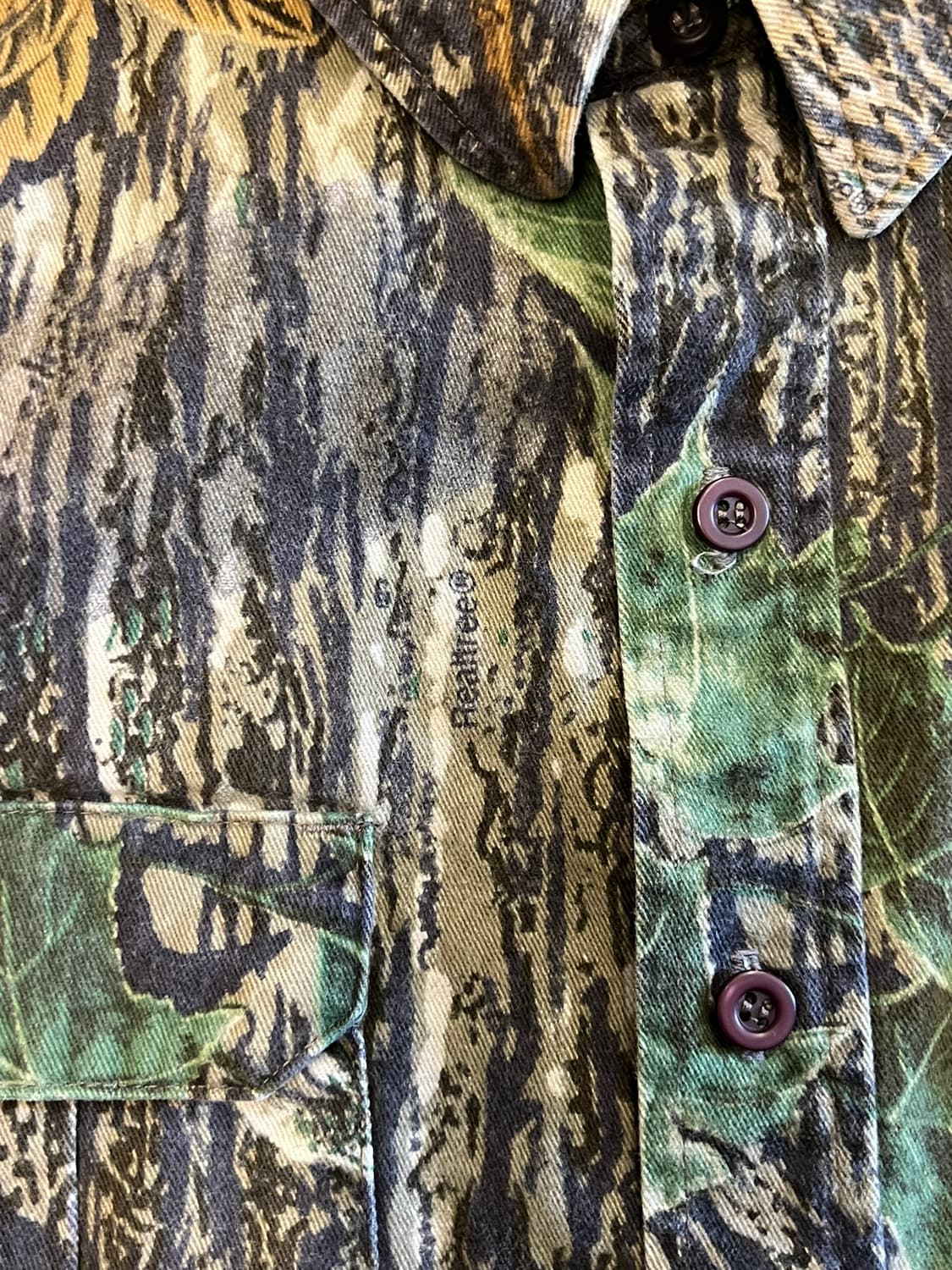 90's [XL] Walls 리얼트리 카모 셔츠 빈티지 헌팅 아우터 셔츠 상품이미지6