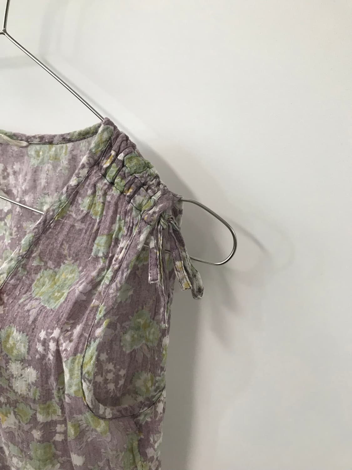 빈티지 셔링 블라우스 상품이미지4