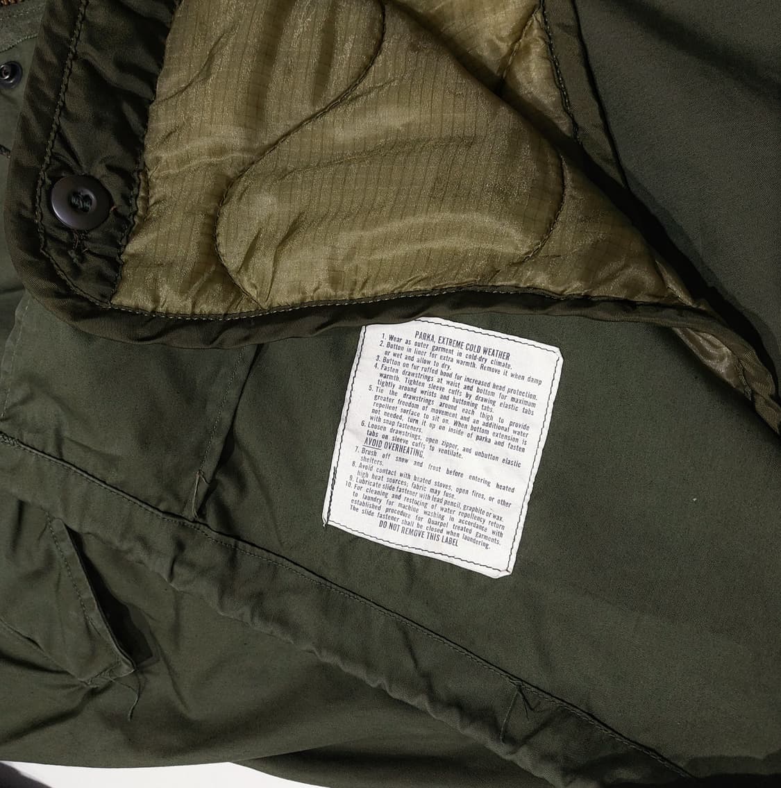 m65 피쉬테일 파카 오리지널 미디움 M 민트급 70s 상품이미지10