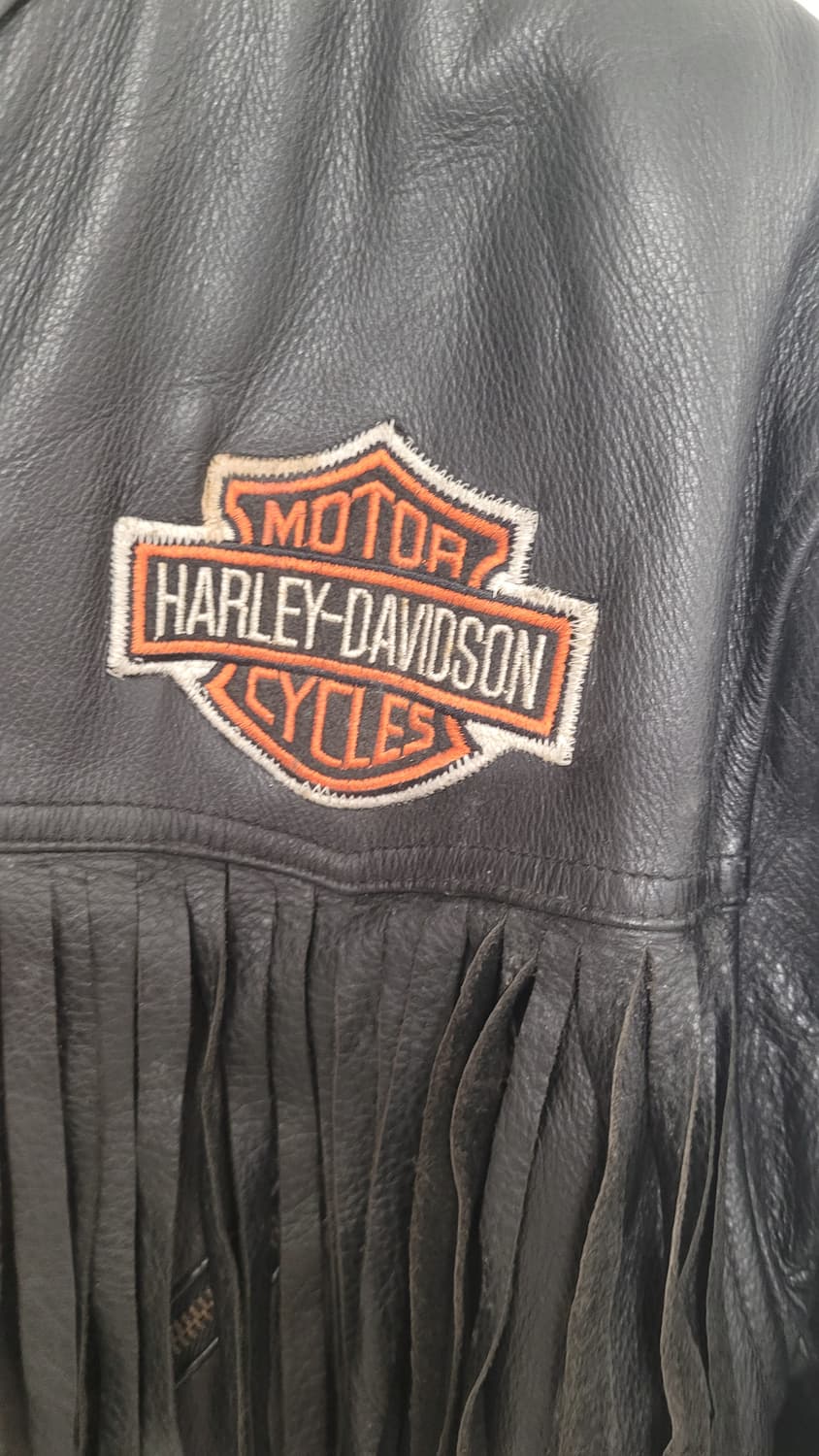 manstar 맨스타  할리데이비슨  소가죽 라이더 자켓-L사이즈 상품이미지6