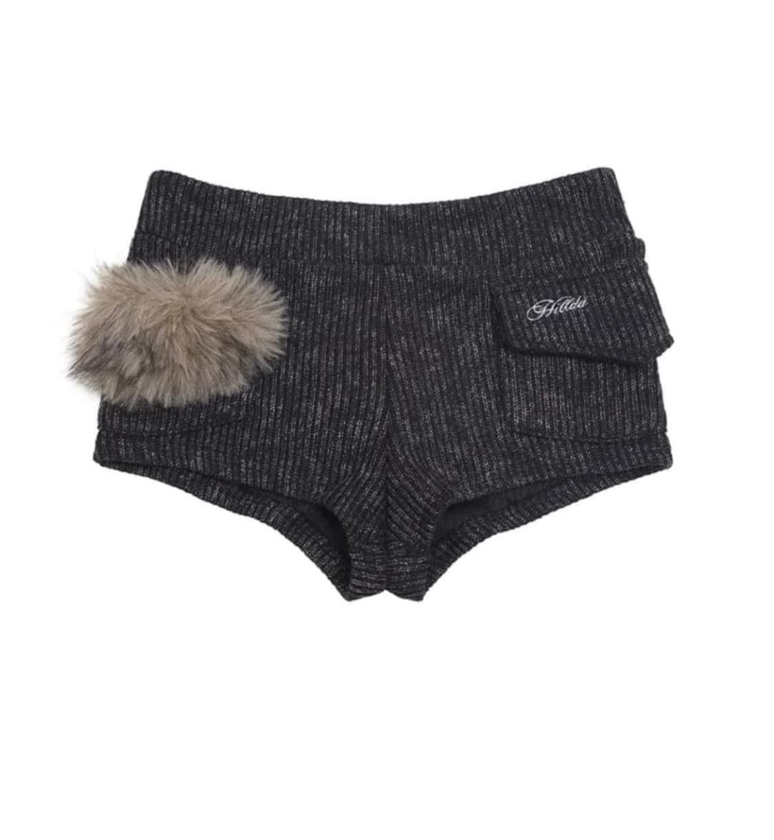 구해요) 힐다 퍼 니트 쇼츠 fur knit shorts 상품이미지1