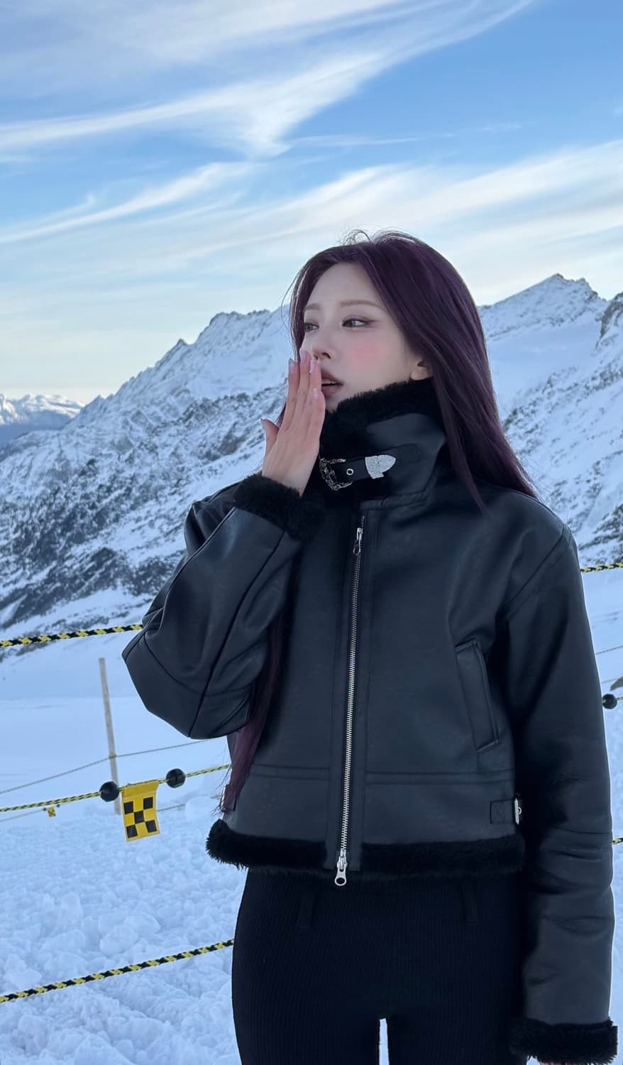 뮨 Myuun 무스탕 블랙 상품이미지3