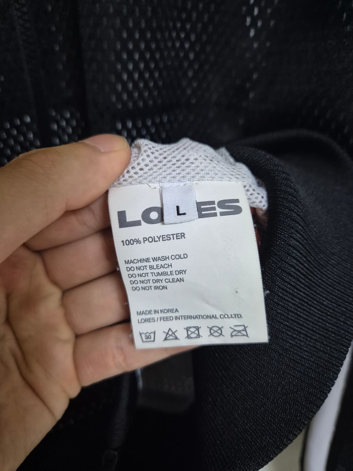 LORES layered mesh track jacket L 상품이미지6