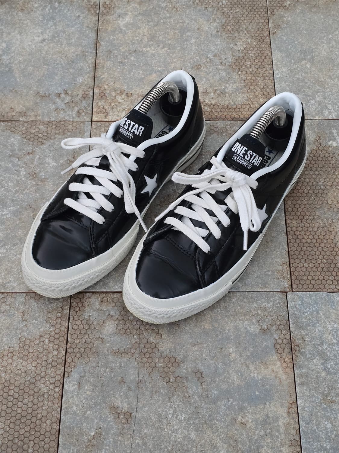 (220)컨버스 원스타 한별 블랙 로우  상품이미지1