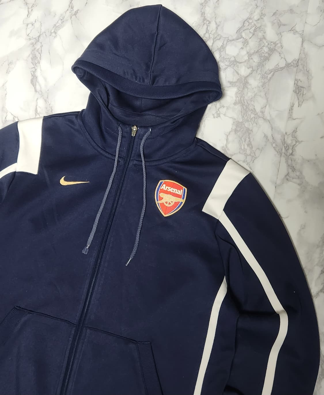 나이키 아스날 07-08 트레이닝 후드집업 져지 자켓  상품이미지2