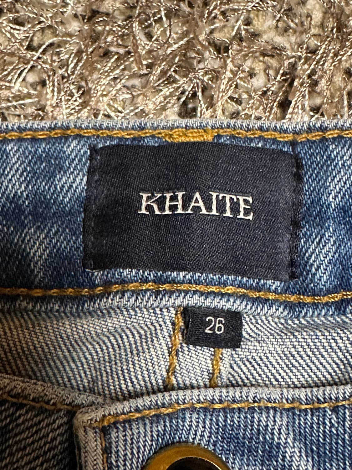 KHAITE Vanessa 데님 청바지 상품이미지5