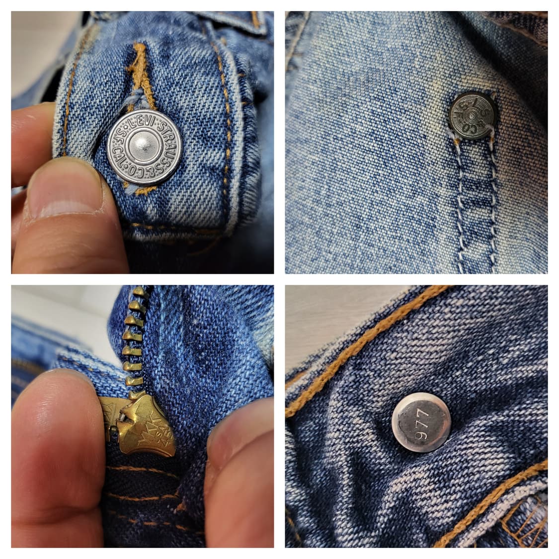 (32) 00s y2k usa 리바이스 더블니 데님팬츠 levis 청바지 상품이미지8