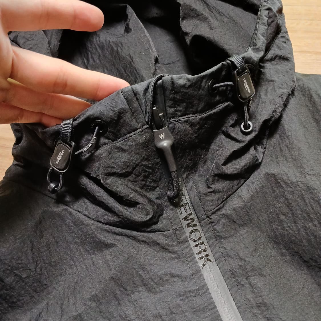 LIFEWORK 불독 라이프워크 바스락 바람막이 윈드브레이커 자켓 상품이미지9