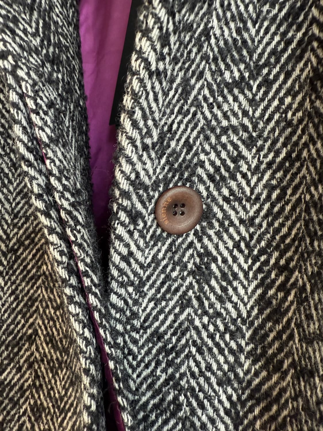 시엔느(sienne) 울&알파카 헤링본 코트(택 달린 제품) 상품이미지6